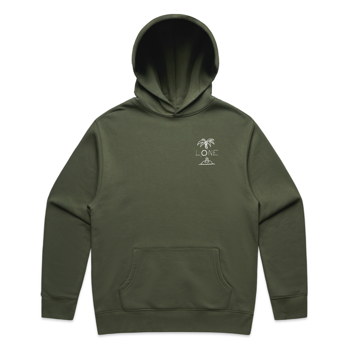 ARMY PALM HOODIE