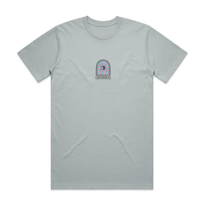 LIGHT GREY YIN YANG TEE