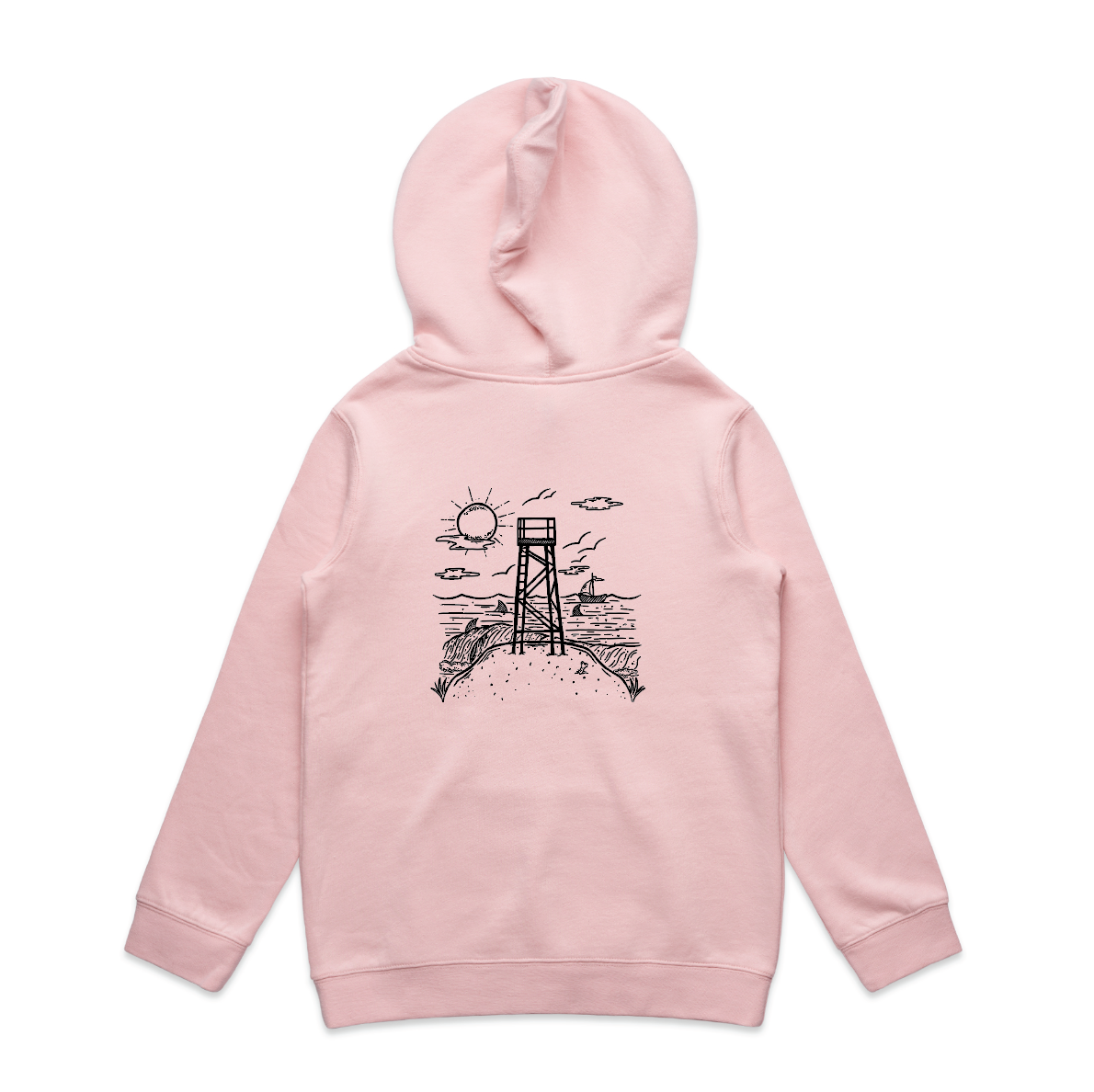 KIDS SHARK TOWER CREW HOODIE - LIMITED RUN