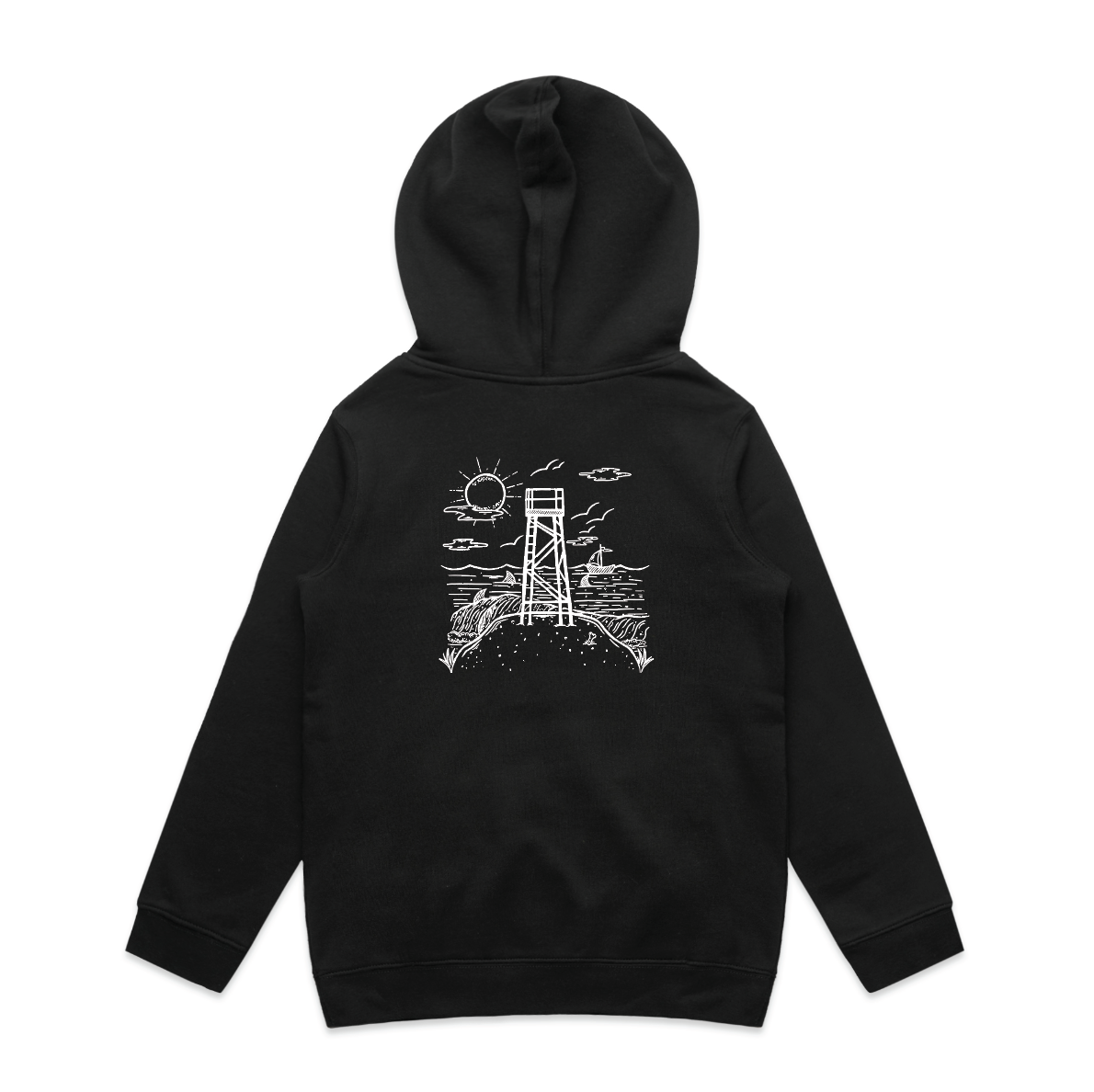 KIDS SHARK TOWER CREW HOODIE - LIMITED RUN