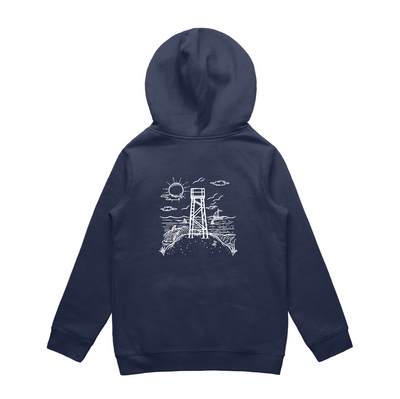 KIDS SHARK TOWER CREW HOODIE - LIMITED RUN