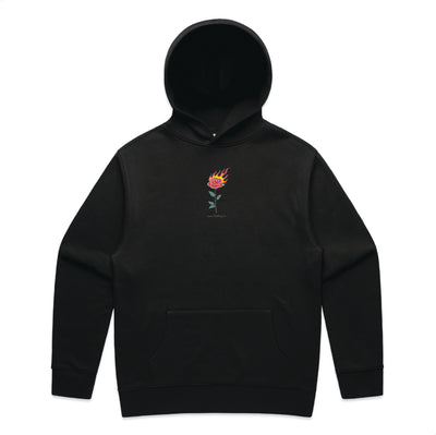 BLACK ROSE HOODIE