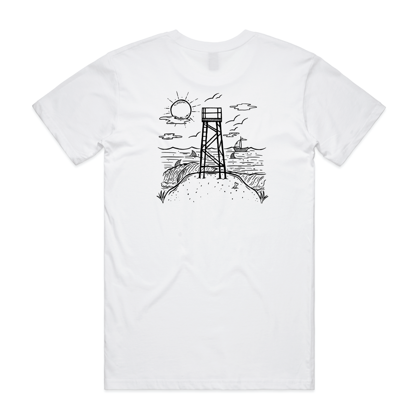 REDHEAD SHARK TOWER TEE