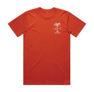 ORANGE PALM TEE